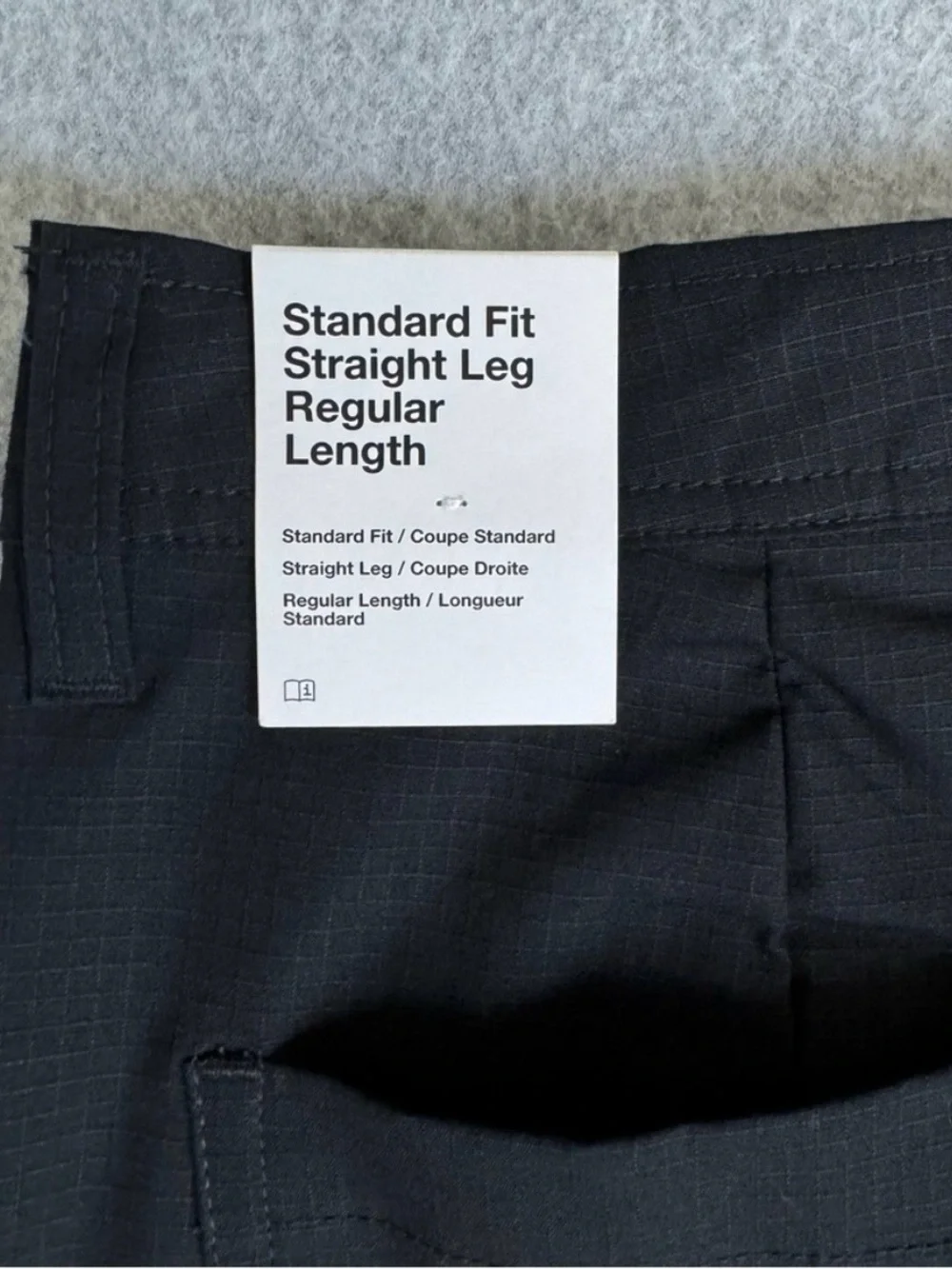 Nike Mens Cargo Pants Size 34x32 Black Straight Leg Ripstop Skater Casual NWT